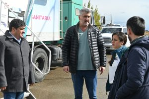 Alicia recorrió los dispositivos de atención por el Mes de la Salud de la Mujer en El Calafate