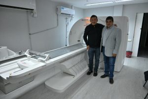 Se supervisó la puesta en marcha del tomógrafo de Las Heras