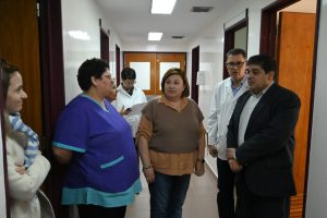 Se realizó recorrida en el hospital y adelantó de la apertura del servicio de hemodiálisis en Deseado