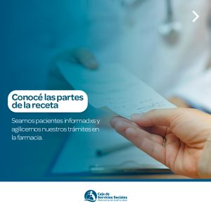 Conocé los requisitos para autorizar recetas en la Caja de Servicios Sociales