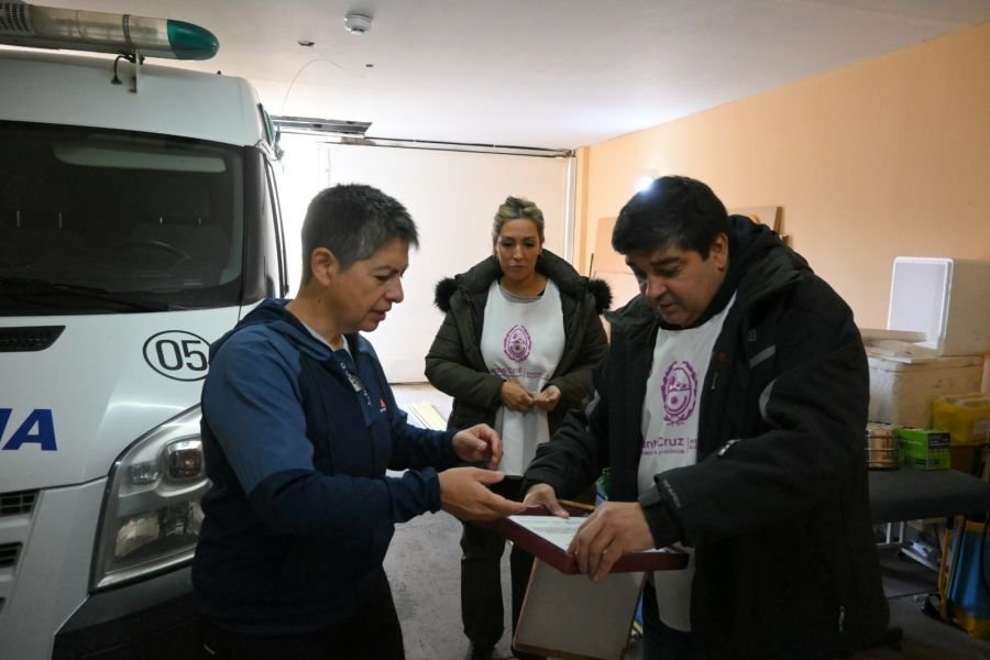 Salud realizó una recorrida en el Puesto Sanitario El Chaltén