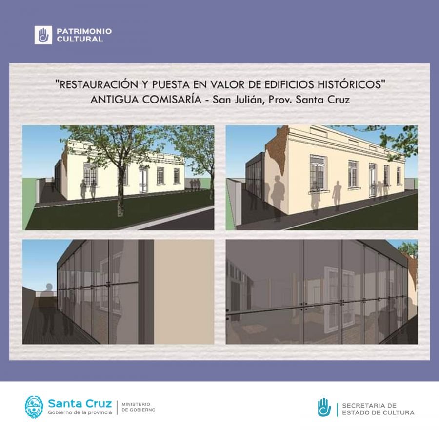 Se aprobó el proyecto de la obra de restauración y puesta en valor de la ex Comisaria de San Julián