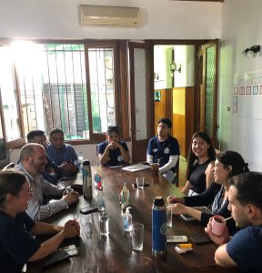Autoridades provinciales visitaron la Casa de las Juventudes “Memoria santacruceña” en La Plata