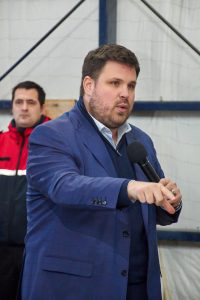 Pratti: “Estamos muy contentos de poder hacer entrega de estos equipos estructurales”