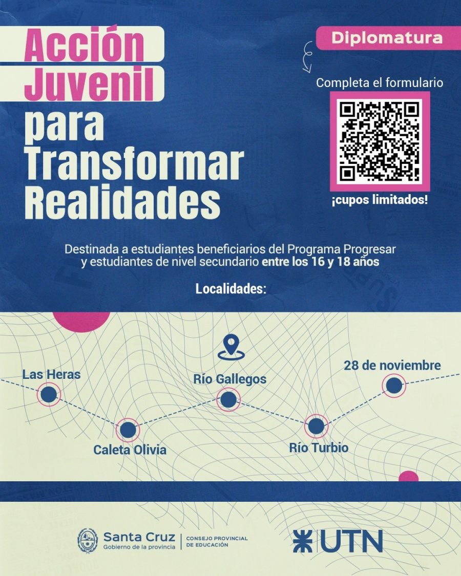 Se encuentra abierta la inscripción a la Diplomatura: “Acción Juvenil para Transformar Realidades”