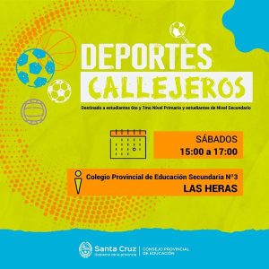Continúan desarrollando diferentes actividades deportivas y recreativas en las escuelas la provincia