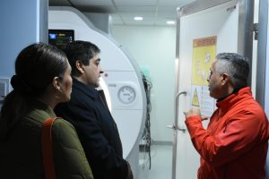Salud realizó una visita a la Clínica Cruz del Sur de Caleta Olivia