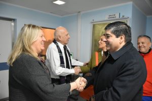 Salud realizó una visita a la Clínica Cruz del Sur de Caleta Olivia
