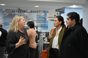 Salud realizó una visita a la Clínica Cruz del Sur de Caleta Olivia