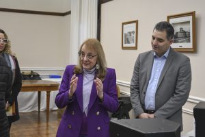 Alicia entregó equipamiento de sonido a estudiantes del Colegio Ladvocat