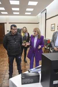 Alicia entregó equipamiento de sonido a estudiantes del Colegio Ladvocat