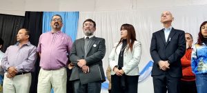 Estudiantes secundarios reafirmaron la Promesa a la Bandera en Caleta Olivia