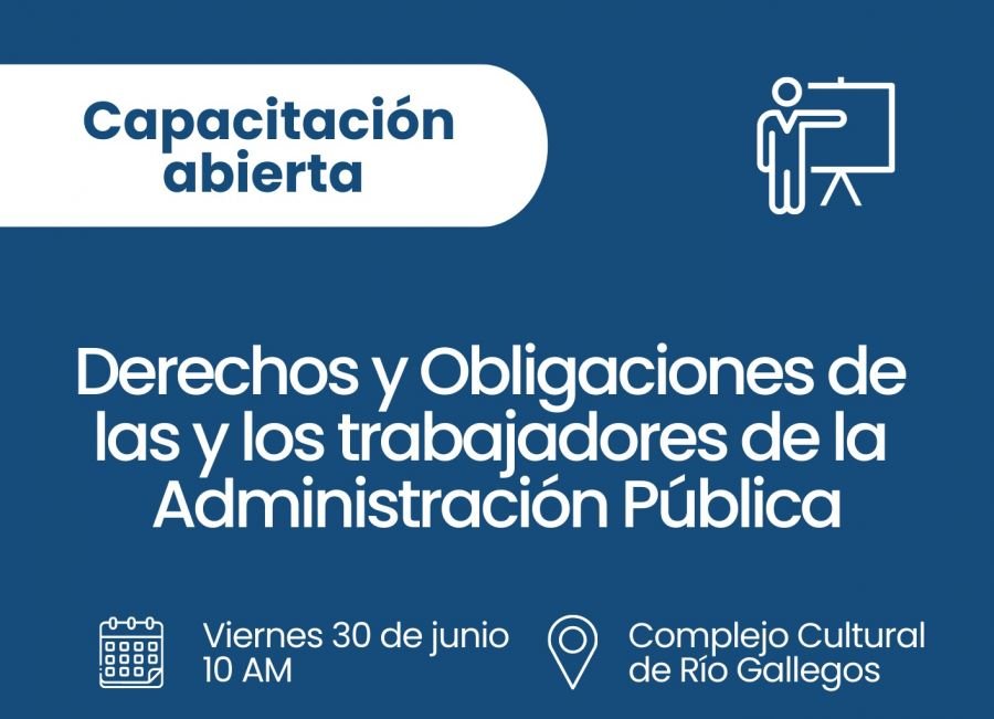 Iniciará la capacitación sobre derechos y obligaciones de los agentes de la Administración Pública
