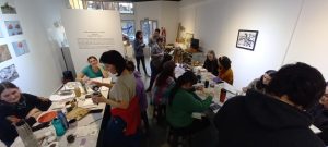 Se llevó adelante un taller de tintes naturales en El Calafate