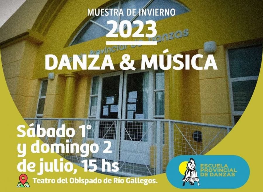 Se realizará la Muestra de Invierno de la Escuela Provincial de Danzas