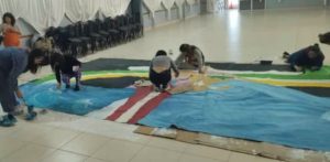 Estudiantes del IPES de Caleta Olivia llevan adelante el Proyecto “Pintarte en comunidad”