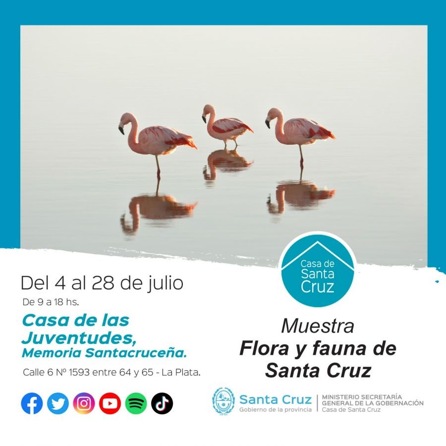 La Casa de Las Juventudes inaugura la muestra “Flora y fauna de Santa Cruz”