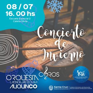 Se dará inicio a los “Conciertos de Invierno” de la Escuela Provincial de Música Re Si