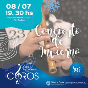Se dará inicio a los “Conciertos de Invierno” de la Escuela Provincial de Música Re Si