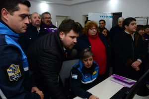 Se inauguró el Centro de Monitoreo de Comandante Luis Piedra Buena