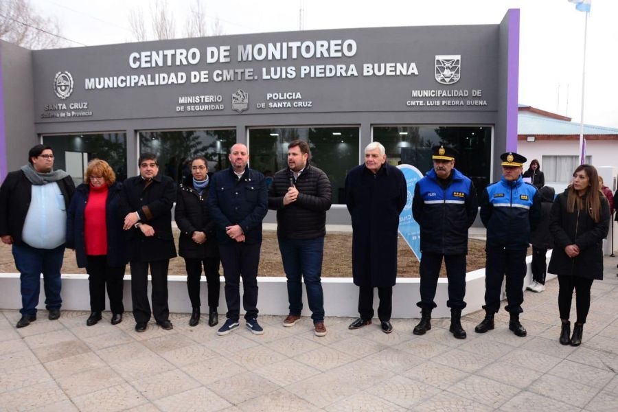 Se inauguró el Centro de Monitoreo de Comandante Luis Piedra Buena
