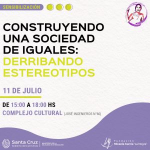 La Fundación Micaela García desarrollará talleres de sensibilización en el Complejo Cultural