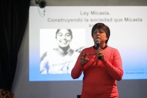 El Ministerio de Igualdad concretó la primera jornada de talleres junto a la Fundación Micaela García
