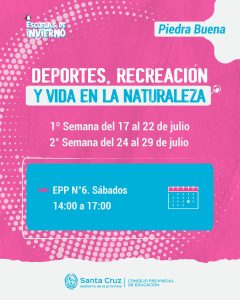 Educación invita a participar de propuestas de la Escuela de Invierno