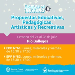 Educación avanza con distintas propuestas durante el receso inverna