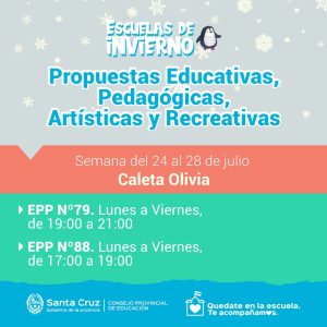Educación avanza con distintas propuestas durante el receso inverna