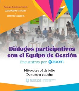 Se realizará un nuevo encuentro de "Diálogos Participativos con el equipo de gestión”