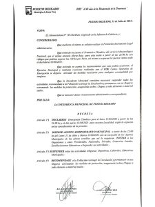 Comunicado: Suspensión de actividades en Establecimientos Educativos de Puerto Deseado y Pico Truncado