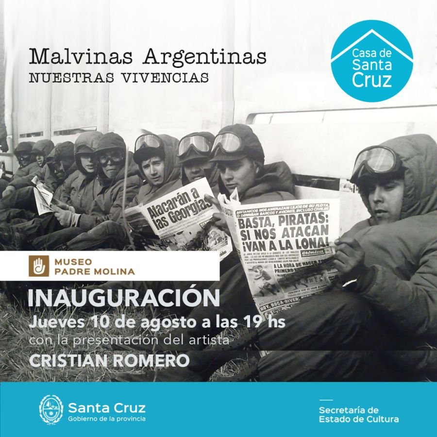 Se llevará adelante la muestra "Malvinas Argentinas. Nuestras Vivencias"