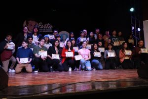Se realizó el encuentro cultural de los Juegos Evita en Puerto Santa Cruz
