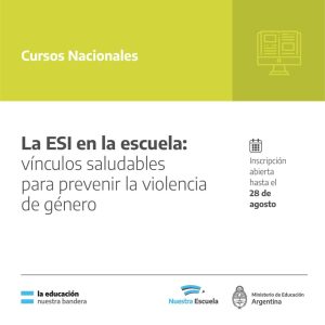 Se encuentran abiertas las inscripciones a cursos virtuales de Educación Sexual Integral
