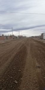 Se concretaron tareas de repaso de calles en el Barrio Calafate de Las Heras