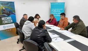 Educación concretó la firma de convenios vinculados al mantenimiento escolar
