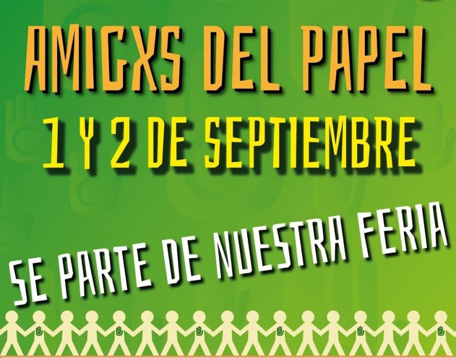Llega una nueva edición de la Feria de "Amigxs del Papel en la Biblio"