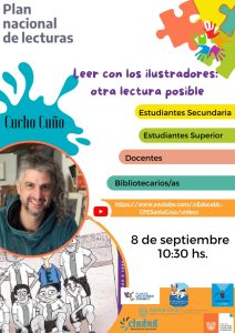 Invitan al conversatorio “Leer con los ilustradores: otra lectura posible”   