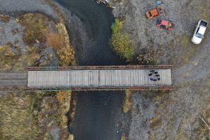 Supervisaron el estado de puente de acceso al Cañadón de Los Loros