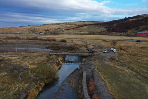 Supervisaron el estado de puente de acceso al Cañadón de Los Loros