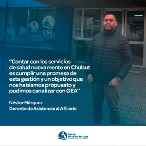 La Caja de Servicios Sociales suma nuevo convenio interprovincial en Chubut
