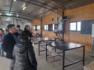 Educación concretó una visita a la EIPE de 28 de Noviembre