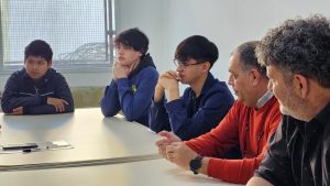 Se realizó una reunión con estudiantes de la Escuela Industrial N°1 de Caleta Olivia