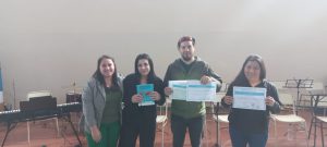 Se realizó la entrega de instrumentos musicales para la Escuela Re Si y certificaciones docentes en El Calafate