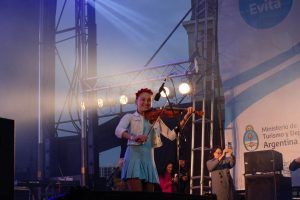 Santa Cruz dijo presente en la apertura de los Juegos Evita 2023