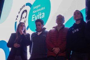 Santa Cruz dijo presente en la apertura de los Juegos Evita 2023