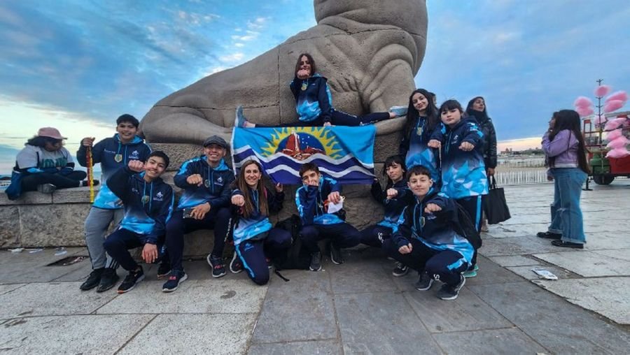 Santa Cruz dijo presente en la apertura de los Juegos Evita 2023