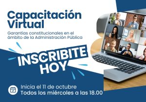 Inscripciones abiertas para capacitación virtual del Tribunal Disciplinario