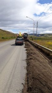 Se concretan tareas de mantenimiento en la Ruta Nacional N° 40